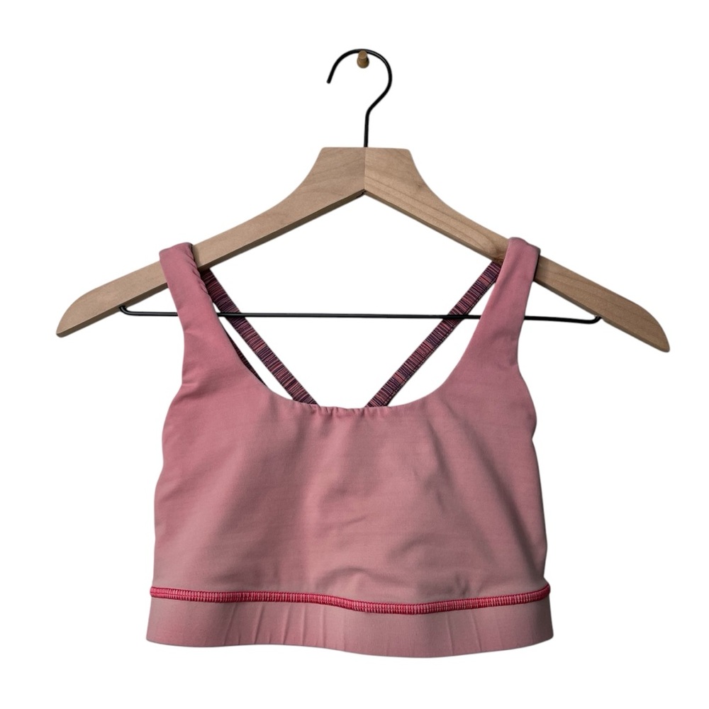 Lululemon Energy Bra Strappy Cross-Strap Sports Bra Size 6 - Picture 2 of 14